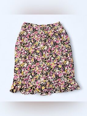 Y2K Fairy Floral Ruffle Skirt by Georgiou Studio!